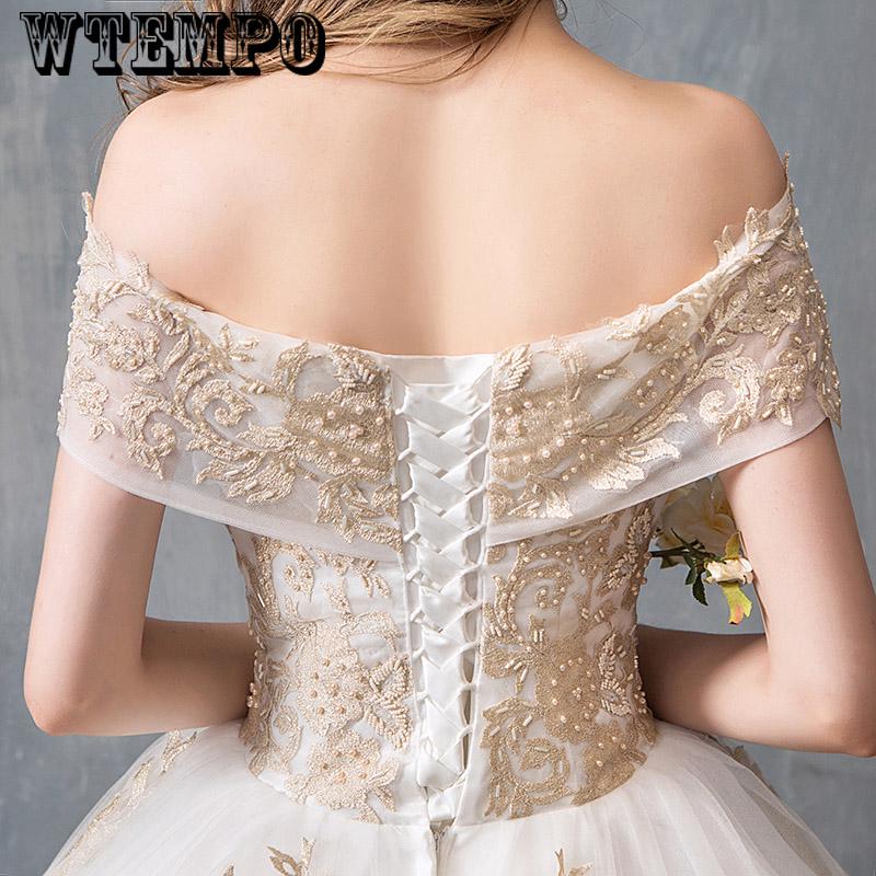 Luxury Lace Embroidery Wedding Dresses Long Train Sweetheart Elegant Plus size Vestido De Noiva