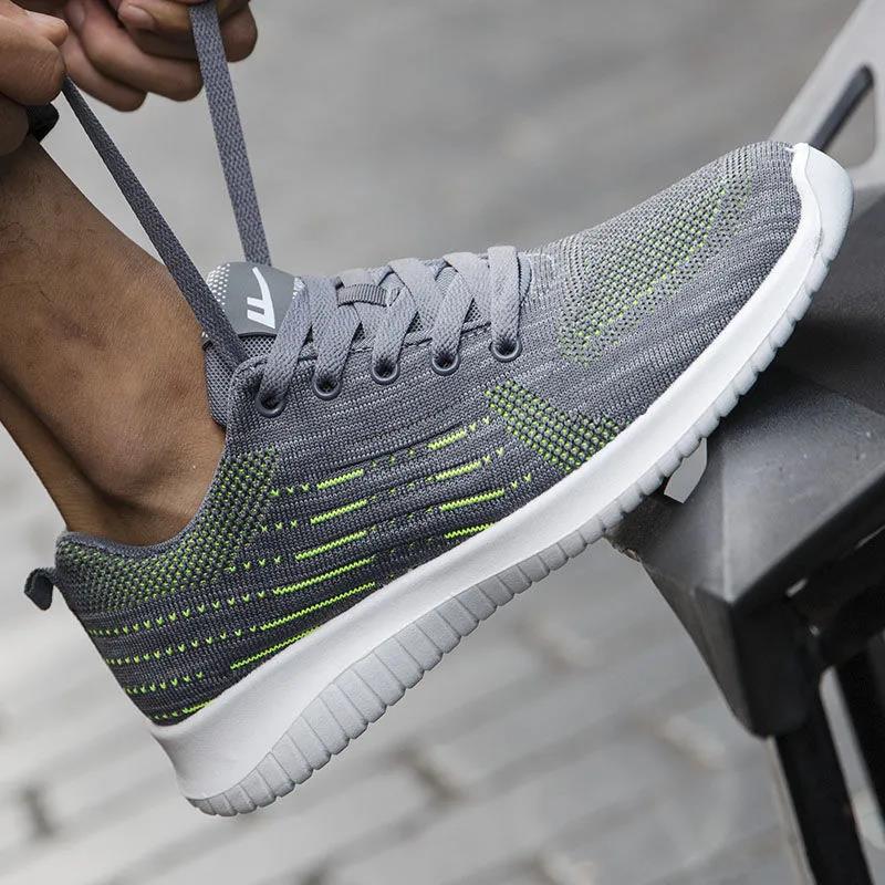 Spring and Autumn Breathable Running Shoes Men's Casual Shoes New Wear-resistant Mesh Sports Shoes