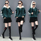 Women's Sweater Winter Fashion Trend Thickening Plus Velvet Warm Hooded Blouse