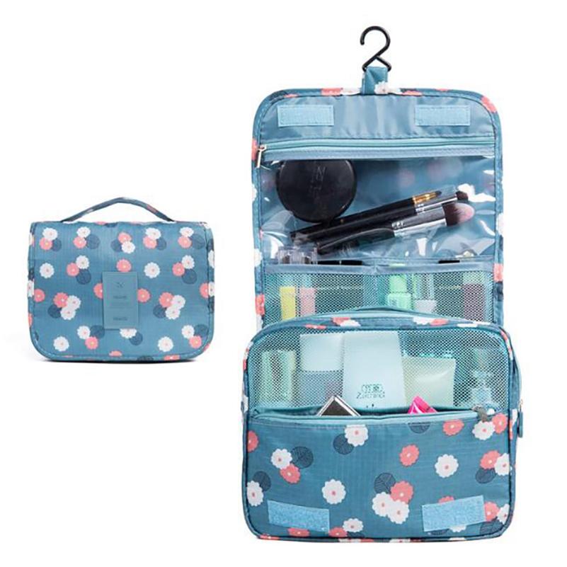 Storage Bag with Hook Waterproof Toiletry Bag Hanging Women Cosmetic Bag Organizer Pouch Handbag