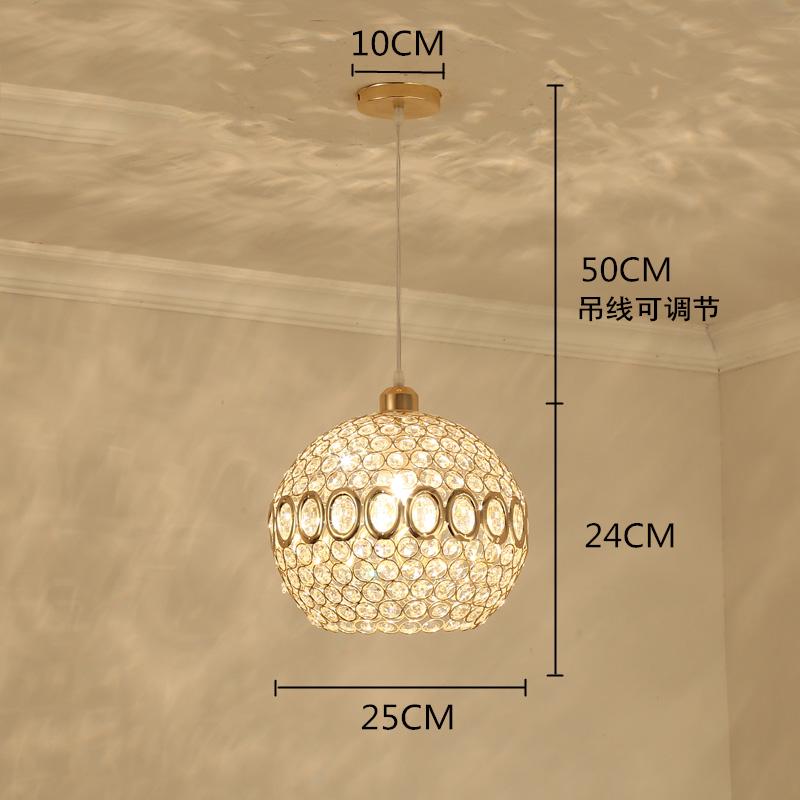 Crystal Ceiling Light Aisle Lamp Corridor Entrance Light Hallway Balcony Lighting Stair Lamp LED