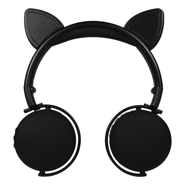 Cat Ear Little Evil Antler Noise Reduction Headphone Bluetooth 5.0 Young People Kid Headset with Mic