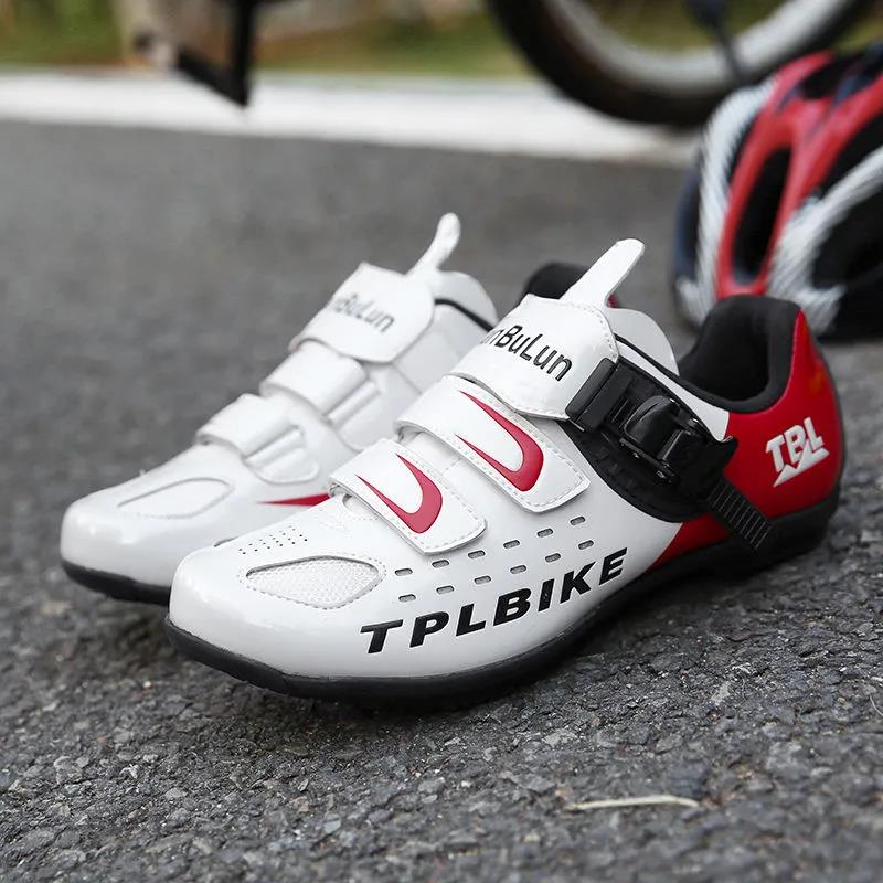 Lockless Cycling Shoes Men's Professional Road Bike Mountain Bike Hard Bottom Non-locking Power-assisted Spinning Shoes