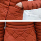 Women's Solid Color Down Jacket Mid-length Down Jacket Winter Korean Style Loose Coat Warm Stand-collar Down Jacket Quilted Jacket