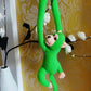 Lovely Baby Sleeping Appease Animal Long Arm Tail Monkey Doll Plush Toys Birthday Christmas Gifts