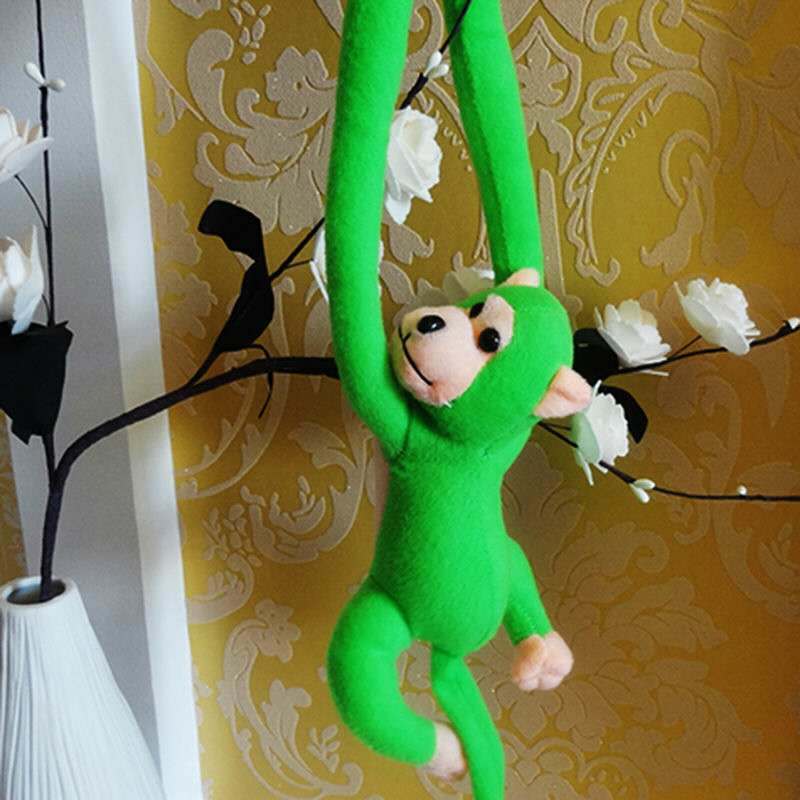 Lovely Baby Sleeping Appease Animal Long Arm Tail Monkey Doll Plush Toys Birthday Christmas Gifts