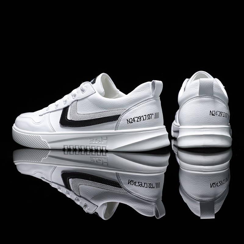 Student casual white shoes men's fashion flat-bottom shoes Sports wild shoes boys casual shoes wild