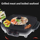 1800W Heat Pot BBC Machine Multi-purpose Small Heat Pot Fried Steak Pan Smokeless Nonstick Grill Pan for Family