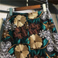 Exquisitely Floral Embroidered Water-soluble Lace Skirt Women's Knee Skirt High-quality Mesh Bag Hip A-line Skirt Retro Pattern Mid-length Skirt
