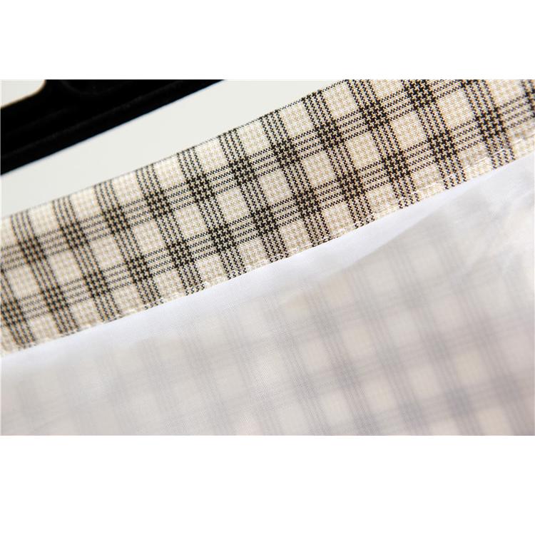 2020 High-waisted Tight-fit Plaid Skirt Woman Vintage Package Hip Fishtail Skirt Slim Lady Skirts