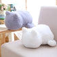Lovely Little Cat Plush Doll Soft Plush Toy Cute Lying Cat Doll Pillow Children Birthday Gift