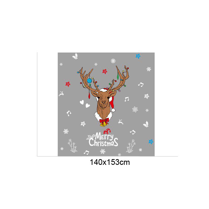[Wall stickers] Christmas reindeer snowflakes wall stickers living room bedroom for kids rooms shop