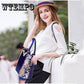 Shoulder Bag Embroidered Bright Portable Handbags Patent Leather Women Shoulder Bag