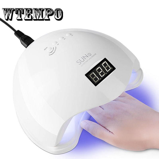 52W USB Nail Lamp UV LED Lamp Manicure Tools White Light Timer Quick Dry Portable Manicure Lamp