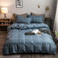 Bedclothes Urban Stripe Home Textile Four Piece Set Soft and Comfortable Quilt Cover