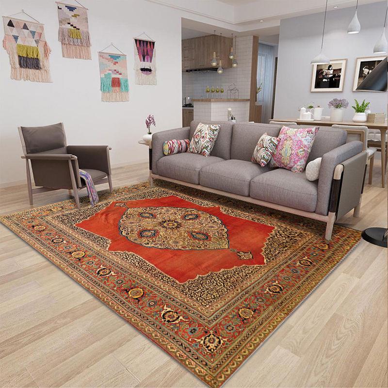 Vintage European Persian Carpet Turkish Red Carpets Country Living Room Bedroom Rugs Morocco Rugs
