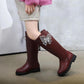 Children's Boots Autumn and Winter Girls' Plush Boots Large Size Solid Color Cartoon Butterfly Snow Boots
