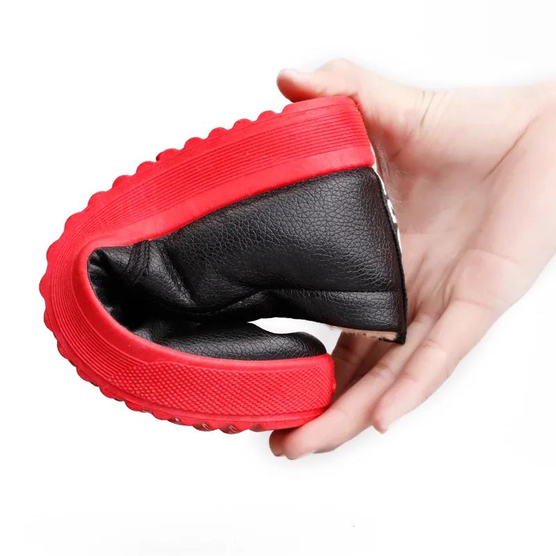 Winter Warm Korean Version of All-match Waterproof Plus Velvet Padded Cotton Shoes Flat-bottomed Cotton Shoes for Women