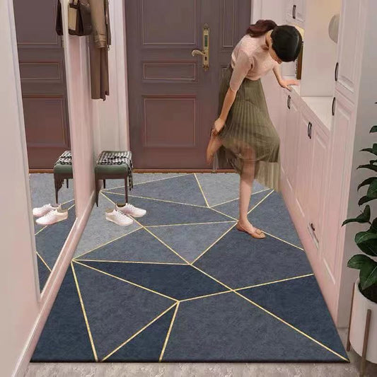Light Luxury Style Door Mat Simple and Modern Floor Mats Door-to-door Doormats Living Room Mat Bedroom Non-slip Carpet