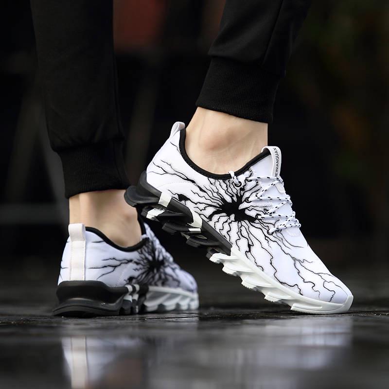 Summer casual men's shoes students wild blade couple breathable cloth sports running shoes