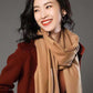 Scarf Fashion Women Cashmere scarves ladies Winter Scarf Solid color Thick Shawls