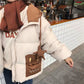 Cute Short Padded Jacket Women Loose Coat Hooded Cotton Coat Women Bread Coat