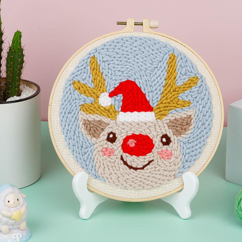 DIY Handmade Material Package Unstitched Without Stand Poke Poke Le Suit Handmade Embroidery