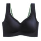 Latex Seamless Underwear Women's No Steel Ring Summer Thin Section Gather and Close The Milk Sports Vest Sleep Bra Latex Underwear Seamless