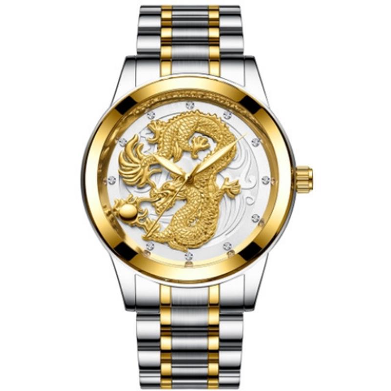 Winner Automatic Mechanical Skeleton Luminous Stainless Steel Mesh Strap Business Watches