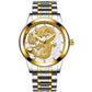 Casual Skeleton Clcok Men Automatic Mechanical Business Army Sport Gift Wrist Watch