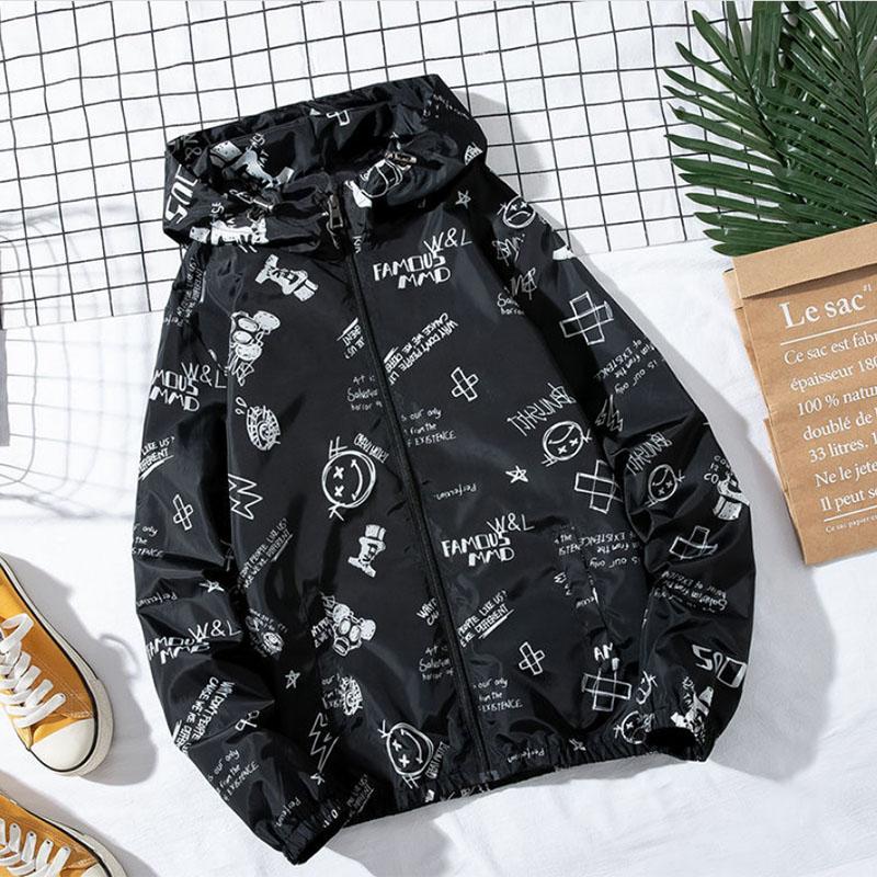 Spring and Autumn Sports Jacket Men's Camouflage Jacket Spring Trend Handsome Casual Loose Middle School Student Sports Jacket