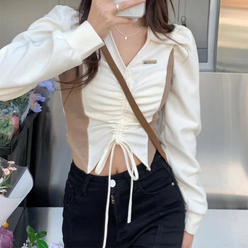 Large Size Tops Cover The Belly and Show Thin Design Irregular Bottoming Shirts One-shoulder T-shirts Women's Shirts