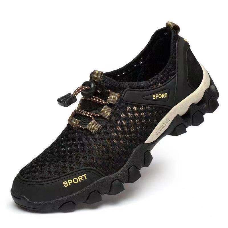 Summer New Style Youth Men's Net Shoes Breathable Mesh Fabric Surface Hollow Climbing Sneakers