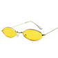 2019 New Brand Designer Vintage Oval Sunglasses Women Men Retro Clear Lens Eyewear Small Sun Glasses