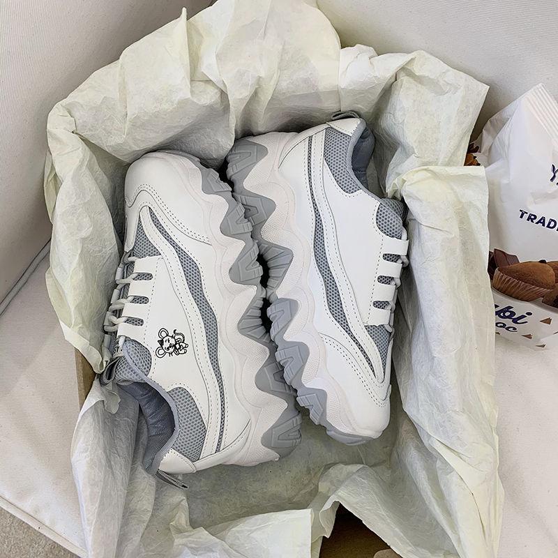 2020 Platform Sneakers Women Spring Dad Shoes Height Increased Casual Shoes Breathing Leisure Shoes