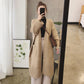 Korean Version of The Spring and Autumn New Women's Casual Loose Loose Slim Mid-length Knitted Cardigan All-match Sweater