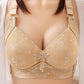 Large-size Thin Anti-bacterial, Anti-bacterial, Anti-sagging Gather-up Non-wire Underwear Ladies Bra