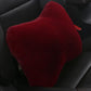 Car 4pcs Pillow Neck Pillow Imitation Rabbit Plush Bone Head Pillow Waist Pillow Waist Bolster Car Waist Back Suit General Plush Cushion
