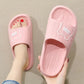 Bear Couple Slippers Indoor Simple Thick Bottom Sandals and Slippers Men's Outdoor Flip-flops Women's Home Non-slip Soft Mute Bathroom Bath Slippers