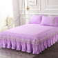 Bedroom Home Bed Skirt Korean Style Four Seasons One-piece Bedspread Lace Bed Sheet