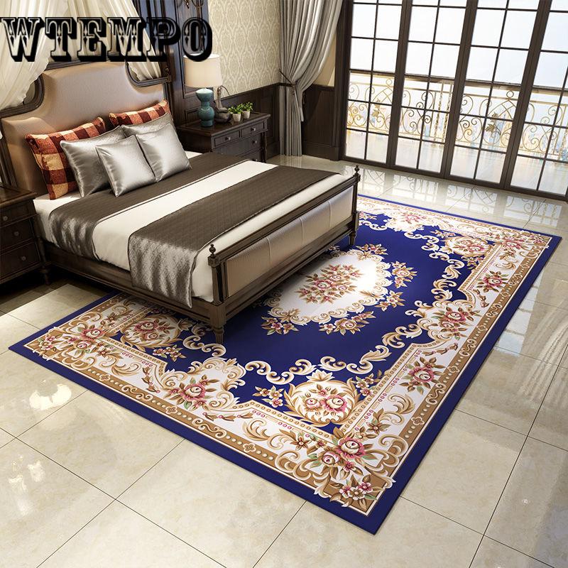 European Court Style Printed Carpet Mats Home Mat Modern Living Room Carpet Parlor Rugs Art
