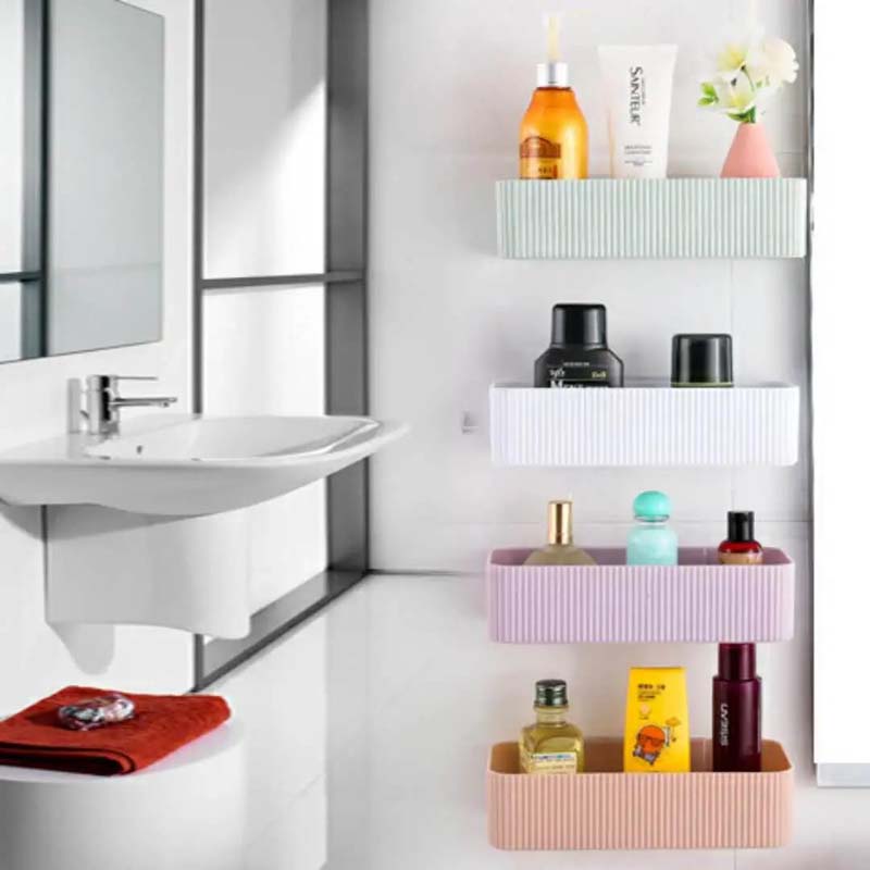 Wall Bathroom Shelf Kitchen Storage Rack Bathroom Storage Box
