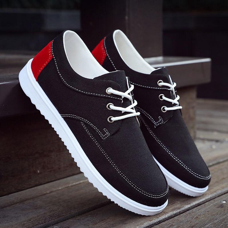 Spring Canvas Shoe Man Board Shoe Man Cloth Shoe All Go Together Student Recreational Shoe