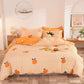 Brushed Bed Skirt Four-piece Princess Style Bedspread Thick Non-slip Lace Bow Bedding