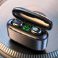 Bluetooth 5.0 Wireless Headphones LED Power Display TWS Earphones Touch Control with Charging Case