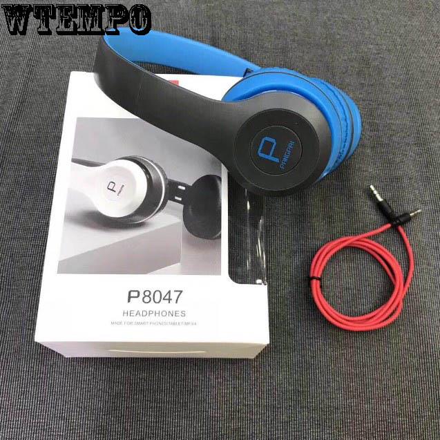 Computer Mobile Phone Universal Cool Head-mounted Wired Headset Sports Stereo Earphone