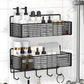 Toilet Rack Wall-mounted Storage Rack Free Punch Bathroom Washstand Wall Multi-function