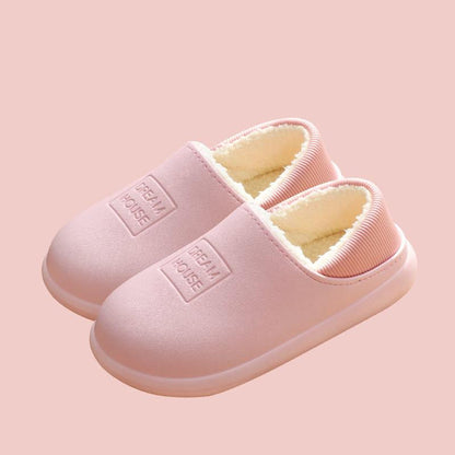 Autumn and Winter Cotton Shoes Plus Velvet Soft Thick-soled Bag with Cotton Shoes To Keep Warm Leisure and Dirt-resistant