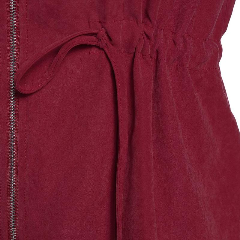 Winter Jackets Hooded Parkas Coat Solid Casual Plus Size Women Warm Jacket