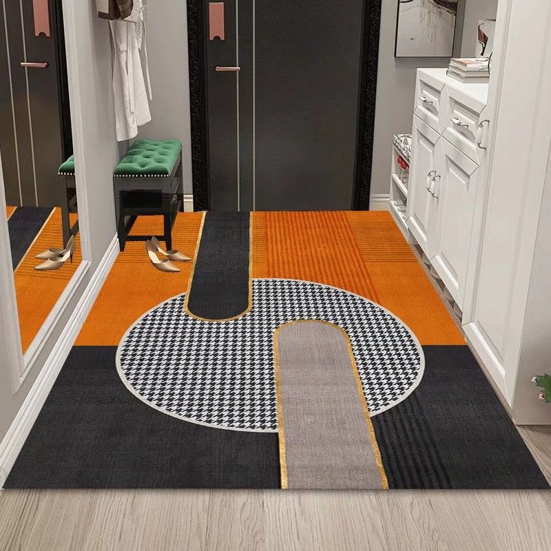 Door-to-door Light Luxury Door Mat Living Room Large Carpet Coffee Table Mat Kitchen Bathroom Anti-slip Carpet Bedside Mat